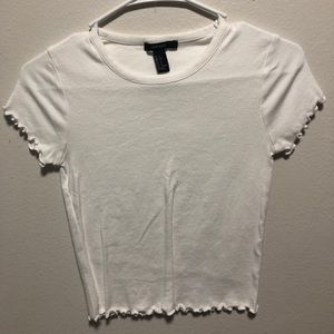 White Lettuce Edge Tee